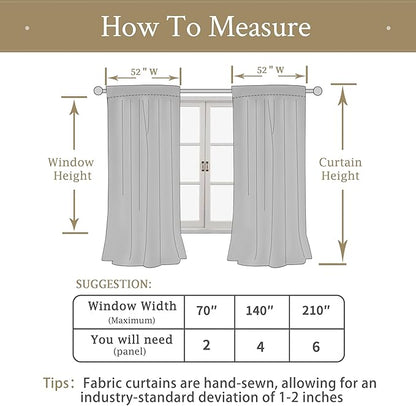 LAMIT Beige Velvet Curtains for Living Room 120 Inches Long, Elegant Thermal Insulated Panels Noise Reducing Back Tab and Rod Pocket Drapes for Bedroom, 2 Panels, 52 x 120 Inch