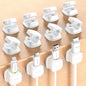 12-Pack Magnetic Cable Clips Cord Organizer-Cable Smooth Adjustable, Rocoren Desk Cable Management Accessories,Cable Holder Clips Wire Holder Keeper for Desktop,Nightstand,Wall,Home Office,Phone,Car