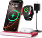 2026 Wireless Charger for Apple and Android Charging Station,3 in 1 Fast Max Charging for iPhone 16 15 14 13 12 Pro Max Plus, Apple Watch Series & Air pods 4 3 2 Pro, Android Samsung Galaxy Series
