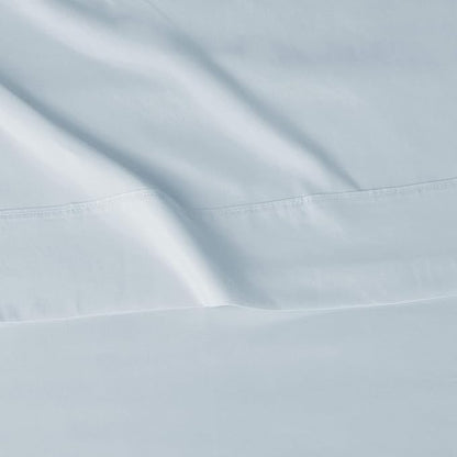 Amazon Basics Lightweight Super Soft Easy Care Microfiber 4 Piece Bed Sheet Set With 14-inch Deep Pockets - Queen, Light Blue, Solid
