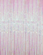 GOER 3.2 ft x 9.8 ft Metallic Tinsel Foil Fringe Curtains Party Photo Backdrop Party Streamers for Birthday,Graduation,New Year Eve Decorations Wedding Decor (1 Pack,Multicolor)