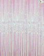 GOER 3.2 ft x 9.8 ft Metallic Tinsel Foil Fringe Curtains Party Photo Backdrop Party Streamers for Birthday,Graduation,New Year Eve Decorations Wedding Decor (3 Packs,Multicolor)