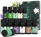 Essential Oils Set Top 12 Aromatherapy-Essential Oils for Diffuser for Home,Air Freshening Diffuser Oils Scents for Aromatherapy,Laundry,Candle&Soap Making,Humidifiers 12 X 5ML