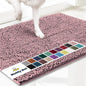 Muddy Mat® | Super Absorbent Door Mat Indoor, Microfiber Quick Dry Chenille Entryway Rug, Non-Slip Front Door Mat, Indoor Mats for Entryway, Machine Washable Pet Rug, Light Pink 48" x 60"