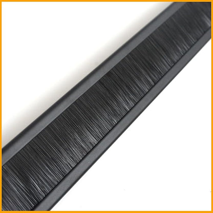 RIVECO 1U Brush Panels for Rack Cable Management, Server Rack Cable Organizer 1U Brush Managers for 19 Inch Network Rack Mount Black 2 PCS