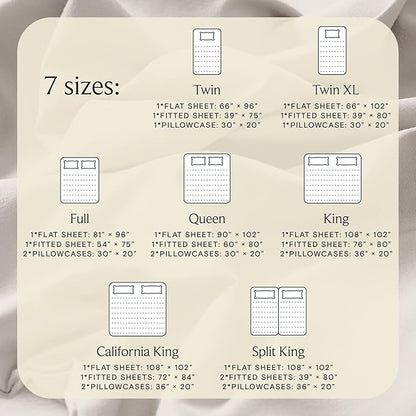 LuxClub 3 PC Twin Sheet Set, Deep Pockets Wrinkle Free Cooling Bed Sheets Hotel Bedding for Women, Men, Kids & Teens, Includes 1 Fitted Sheet, 1 Flat Sheet and 1 Pillowcase-Silky Soft Linen