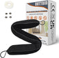 Door Draft Stopper 36 Inches Length x 4 Inches Width, Weighted Under Door Noise Blocker, Heavy Duty Under Door Draft Blocker Bottom Door Seal Noise and Air, Door Guard Saving Energy - Black
