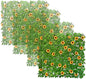 GLANT Expandable Fence Privacy Screen for Balcony Patio Outdoor,Decorative Faux Ivy Fencing Panel,Artificial Hedges (Single Sided Leaves) (4, Sunflowers)