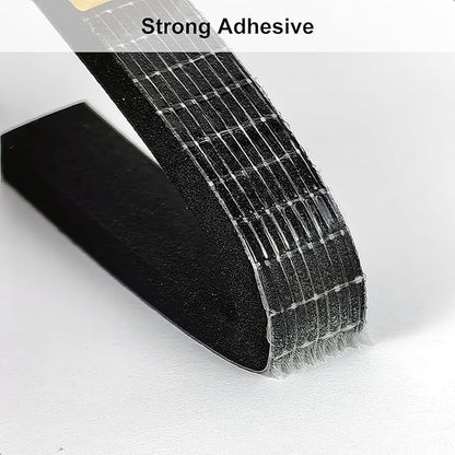 Weather Stripping Door Seal Strip, Strong Adhesive, Weatherproof, Reduce Noise, Gap Filler, Foam Insulation Tape for Doors and Windows, Black, 1 in x 1/4 in x 13 Ft