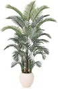 Artificial Palm Tree Plant - 7FT Tall Fake Tree with Realistic Look & UV Protection - Large Indoor Outdoor Faux Floor Plant for Home Office Decor