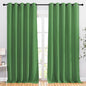 NICETOWN Forest Green 102 inch Curtains for Bedroom, Grommet Blackout Curtains Thermal Window Treatments for Christmas/Thanksgiving Day, W66 x L102, 2 Panels