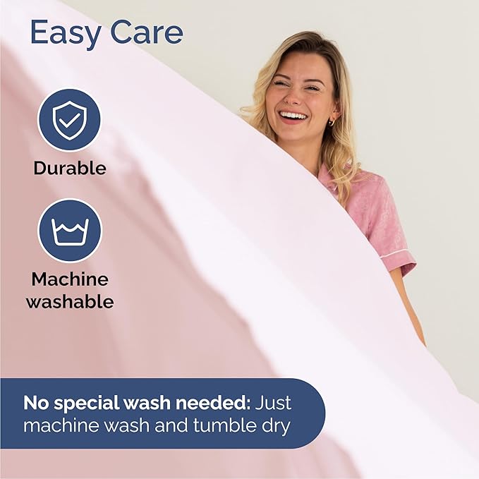 Cal King Size 4 Piece Sheet Set - Comfy Breathable & Cooling Bed Sheets Set - Hotel Luxury Bedding for Women, Men, Kids, Teens, Boys & Girls - Deep Pockets and Wrinkle Free - Oeko-Tex - Lavender Pink