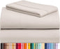 LuxClub 3 PC Twin XL Sheet Set, Deep Pockets Wrinkle Free Cooling Bed Sheets Hotel Bedding for Women, Men, Kids & Teens, Includes 1 Fitted Sheet, 1 Flat Sheet and 1 Pillowcase-Silky Soft Linen