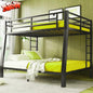 SIGONE Stronger & Safer Heavy Duty Full XL Over Queen Size Bunk Bed for Adults Teens, Thickened More Stable Metal Bunkbed Frame (Greater Weight Capacity) (Full XL Over Queen)