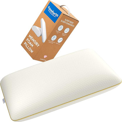 Orthopedic Cervical Pillow – Memory Foam Neck Pillow for Sleeping – Contour Ergonomic Pillow for Neck and Shoulder Pain Relief