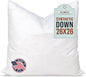 Pillowflex Synthetic Down Pillow Insert - 26x26 Down Alternative, Ultra Soft Large Square European Throw Pillow, Couch Euro Sham, Bed - 1 Decorative Form