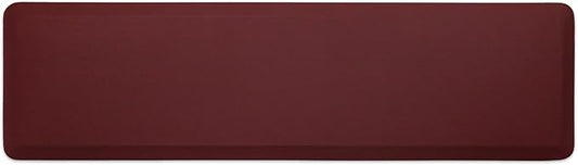 GelPro Designer Comfort Ergo-Foam Cushioned Anti-Fatigue Standing Kitchen Floor Mat, Padded Stain-Resistant, Waterproof, Non-Slip Comfort Padded Desk/Office Mat - 20" x 72", Grasscloth Crimson