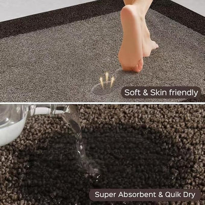 Washable Area Rug 48" x 72", Non Slip Kitchen Rug for Floor, Absorbent Entrance Runner Rug for Bedroom, Living Room, (Roll Packing)