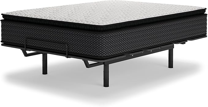 Signature Design by Ashley Limited Edition Pillow Top 13 " Pillow Top Hybrid Mattress with Gel Memory Foam and Edge Support for Cool Sleep and Pressure Relief, King, Fiberglass Free, Mattress In A Box