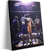 Kobe Bryant Legacy Canvas Wall Art Print Poster, Iconic Inspirational Sports Picture Artwork, Motivational Mamba Mentality Painting Wall Decor for Office Gym Home Living Room Bedroom, Framed 8x10inch