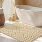 hicorfe Indoor Doormat,Front Back Door Mat Rubber Backing Non Slip Door Mats 20"x31.5" Absorbent Resist Dirt Entrance Doormat Inside Floor Mats for Entryway Washable Low-Profile(Cream Yellow)