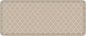 GelPro Anti-Fatigue Designer Comfort Kitchen Floor Mat, 20x48, Trellis Khaki Stain Resistant Surface with 3/4” Thick Ergo-Foam Core for Health and Wellness