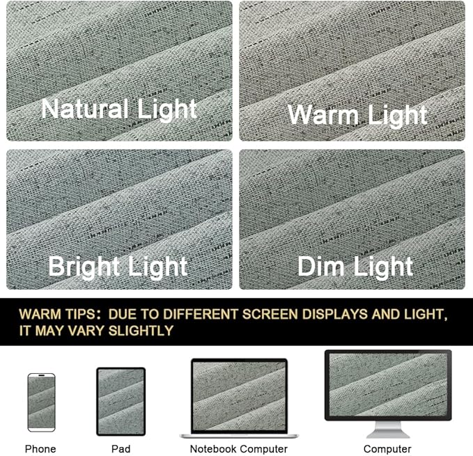 PrinceDeco 100% Blackout Curtains for Bedroom Linen Blackout Curtains 84 Inches Long Anti-Rust Grommet Room Darkening Curtains & Drapes Energy Saving with White Liner, 2 Panels, Green Bay