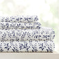 Linen Market 3 Piece Twin Bedding Sheet Set (Navy Vines) - Sleep Better Than Ever with These Ultra-Soft & Cooling Bed Sheets for Your Twin Size Bed - Deep Pocket Fits 16" Mattress