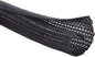 Alex Tech 25ft - 3/8 inch Cord Protector Wire Loom Tubing Cable Sleeve Split Sleeving For USB Cable Power Cord Audio Video Cable – Protect Cat From Chewing Cords - Black