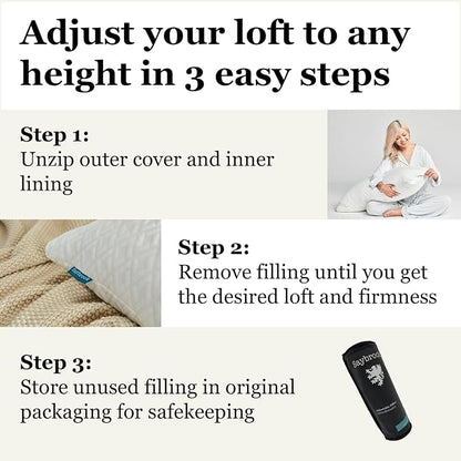 Saybrook Adjustable Pillow - Down Alternative - Standard/Queen