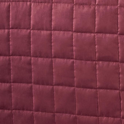 Touch of Class Camden Luxury Bedding | Neutral Claret Color | Classic Fitted Bedspread | Faux Suede Box Quilted Design | Designed 2 Piece Set Includes Twin Bedspread and 1 Standard Sham