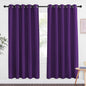 NICETOWN Royal Purple Blackout Curtains for Bedroom 72 Inches Long, Thermal Insulated Room Darkening Grommet Window Curtains for Living Room Nursery, 66 inch x 72 inche, 1 Panel