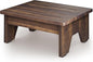 Holana Acacia Wood One Step Stool for Adults - 300 Lbs Wooden Step Stools Heavy Duty for High Bed Riser, Bathroom, Bedroom - Small Stepping Stool for Elderly, Seniors, Kids (Walnut, 6in H)