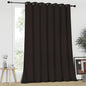 NICETOWN Blackout Curtain for Sliding Glass Door - Insulated Window Covering for Dividing Space/Office, Decorative Light Sound Reducing Patio Door Blinds (Brown, W100 x L95)