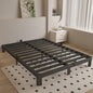 6 Inch Full Size Bed Frame with Metal Gaskets, Black Full Bed Frame No Box Spring Need, Heavy Duty Steel Platform Support, Reserved Holes, Round Corner Legs, Easy Assembly, Noiseless