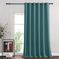 NICETOWN Blackout Curtains & Drapes - Privacy Thermal Efficiency Backdrop Curtains for Bedroom Room Divider Living Room Patio Sliding Glass Door, Wide 80 x Long 144 inch, Sea Teal, 1 Panel
