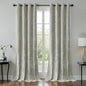 Silver Grey Crushed Velvet Curtains 52x84 inch Luxurious Thermal Insulated Soundproof Drapes for Living Room Bedroom Office Soft and Durable Light-Filtering Window Treatments, 2 Panels