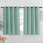 NICETOWN Aqua Blue Blackout Curtain for Living Room - Solid Thermal Insulated Grommet Blackout Panel/Drape for Bedroom Kitchen Window (1 Panel, 52 inches Wide by 54 inches Long)