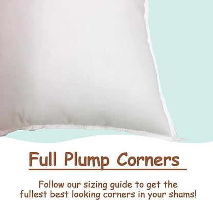 Pillowflex Synthetic Down Pillow Insert - 12x24 Down Alternative Pillow, Ultra Soft, Large Rectangle, Lumbar, Travel, Neck, Sleeping Pillow - 1 Decorative Pillow Form