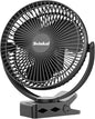 Svinkal Portable Clip on Fan 10000mAh Battery Powered, USB Type C, Supports 720° Adjustment, 4 speed, 8inch Personal Fan for Table, Bedroom, Desk, Camping, Stroller, Golf Cart