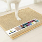 Muddy Mat® AS-SEEN-ON-TV Highly Absorbent Microfiber Door Mat and Pet Rug, Non Slip Thick Washable Area and Bath Mat Soft Chenille for Kitchen Bathroom Bedroom Indoor and Outdoor - Beige 5ft x 7ft