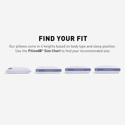 Bedgear Balance 3.0 Cooling Pillow – Moisture-Wicking Performance Bed Pillow for Hot Sleepers, Medium Support, Air-X Mesh, Dri-Tec Cover, Washable