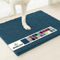 Muddy Mat® Shown on TV–Super Absorbent Microfiber Dog Door Mat for Muddy Paws, Non-Slip Washable Pet Rug, Quick Dry Chenille Entryway Carpet, Machine Washable Indoor Outdoor mat–Atlantic Blue 35"x24"