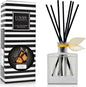 LOVSPA Reed Diffuser Set, Mandarin & Ginger Scented Oil Diffuser with Sticks, Home Fragrance Accessories for Bathroom Shelf Decor, Aroma Diffusers for Home or Office Desk, USA Made