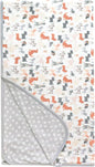 Copper Pearl Jumbo Premium Knit 3 Layer Stretchy Throw Blanket Rufus, Twin