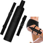 Summer Rave Fan Thigh Holster Rave Fan Holder Folding Hand Pouch Foldable Sleeves with Waist Belt for Thigh Party