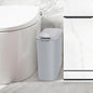 TIPGO Automatic Motion Sensor Bathroom Trash Can with Lid, 2.6 Gallon Touchless Trash Bin, Smart Garbage Can Plastic Slim Wastebasket for Bedroom, Office, Dorm (Grey)