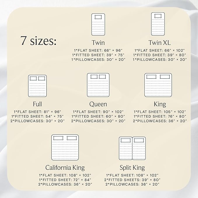 LuxClub 4 PC Full Sheet Set, Deep Pockets Wrinkle Free Cooling Bed Sheets Hotel Bedding for Women, Men, Kids & Teens, Includes 1 Fitted Sheet, 1 Flat Sheet and 2 Pillowcases-Soft White