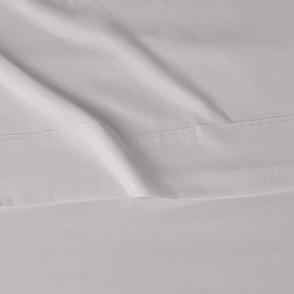 Amazon Basics Lightweight Super Soft, Wrinkle-Free Easy Care Microfiber 4 Piece Bed Sheet Set with 14-Inch Deep Pockets, King, Light Gray, Solid