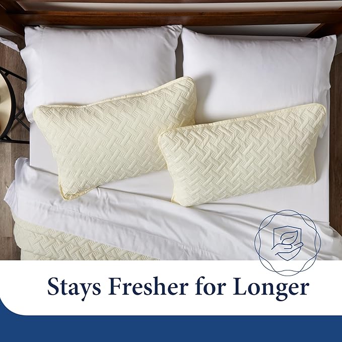 Cosy House Collection Luxury Rayon Derived from Bamboo 3-Piece Quilt Set - Ultra Soft Quilted Coverlet Bedspread - Classic Weave Stitch - Includes Quilt and 2 Pillow Shams (King/Cal King, Navy Blue)